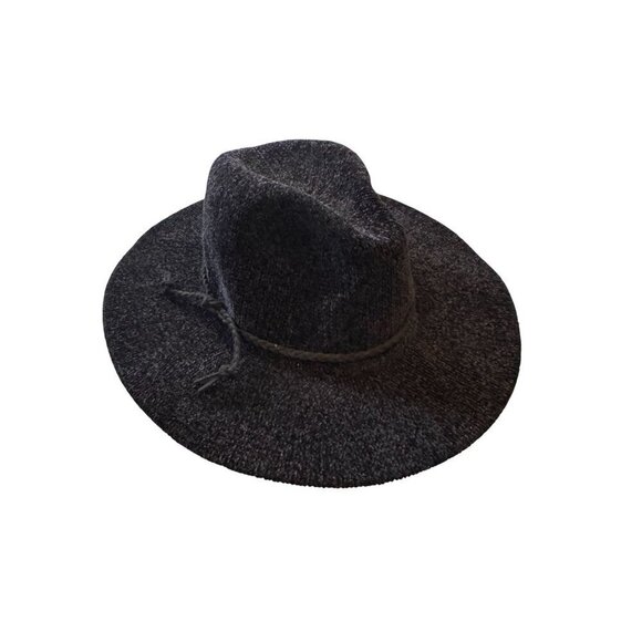 Britts Knits Getaway Foldable Hat Wool Wide Brim Fedora Hat With Braided Band - Picture 1 of 11